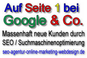 SEO Agentur Online Marketing Webdesign Banner 300x200