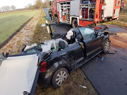 Unfall Rotenburg K134 zwischen Steddorf und Sellhoop