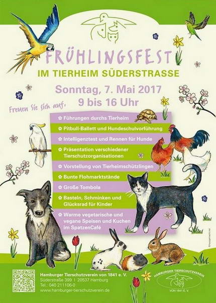 Frühlingsfest im Tierheim Süderstraße