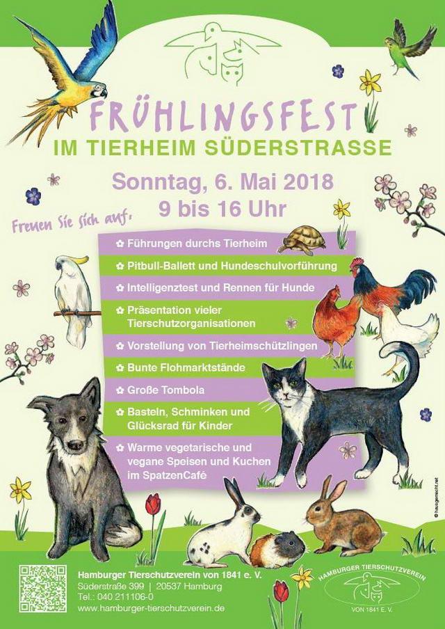 Frühlingsfest Tierheim Süderstraße am 06.05.2018 in Hamburg